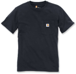 CARHARTT  C-103067001004 WK87 WORKWEA S  POCKET SS TSHIRT BLACK