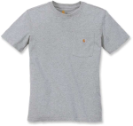 CARHARTT  C-103067034004 WK87 WORKWEA S  POCKET TSHIRT HEATHER GREY