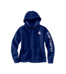 CARHARTT  C-102791H53004 CLARKSBURG SWE  ATSHIRT SCOUT BLUE HEATHER S